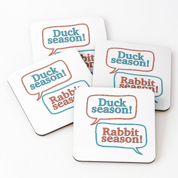 Item preview, Duck season, Rabbit Season designed and sold by DaveDanchuk.