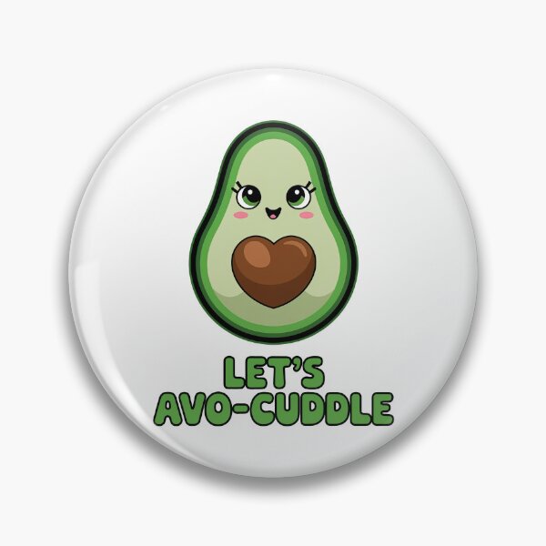 Item preview,  Let’s Avo-Cuddle - Cute Avocado Cartoon Design designed and sold by jeasolar.