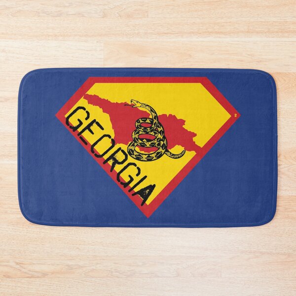 Item preview, REPUBLIC OF GEORGIA Spell Out - Freedom Is The Superpower - Gadsden Snake Flag - Dont Tread On Me SUPERHERO design designed and sold by pelagio.