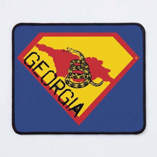 Item preview, REPUBLIC OF GEORGIA Spell Out - Freedom Is The Superpower - Gadsden Snake Flag - Dont Tread On Me SUPERHERO design designed and sold by pelagio.