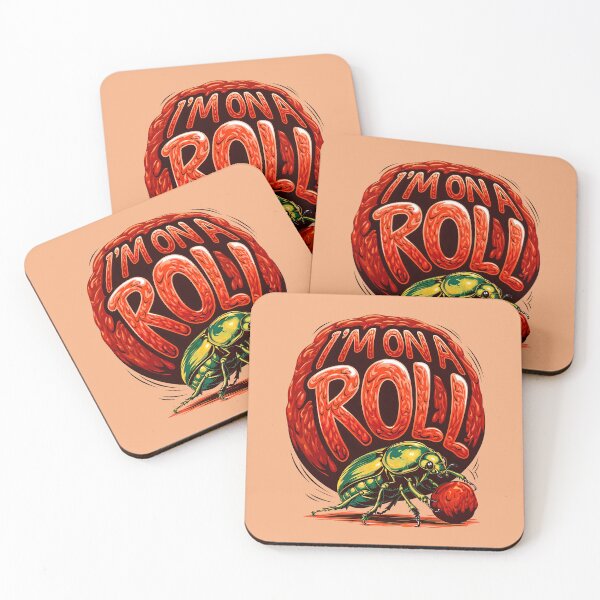 Item preview, I'm On A Roll Funny Dung Beetle Quote designed and sold by TheArtOfPat.