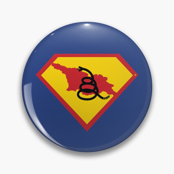 Item preview, REPUBLIC OF GEORGIA - Freedom Is The Superpower - Modern Gadsden Snake Flag - Dont Tread On Me SUPERHERO design designed and sold by pelagio.