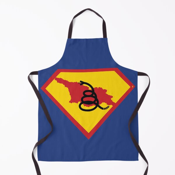 Item preview, REPUBLIC OF GEORGIA - Freedom Is The Superpower - Modern Gadsden Snake Flag - Dont Tread On Me SUPERHERO design designed and sold by pelagio.
