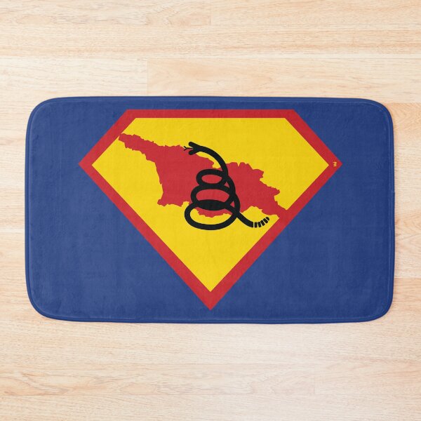 Item preview, REPUBLIC OF GEORGIA - Freedom Is The Superpower - Modern Gadsden Snake Flag - Dont Tread On Me SUPERHERO design designed and sold by pelagio.