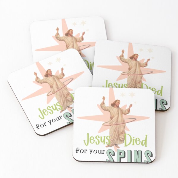 Item preview, "Jesus Died for Your Spins" Retro Design designed and sold by JohnsonGena.