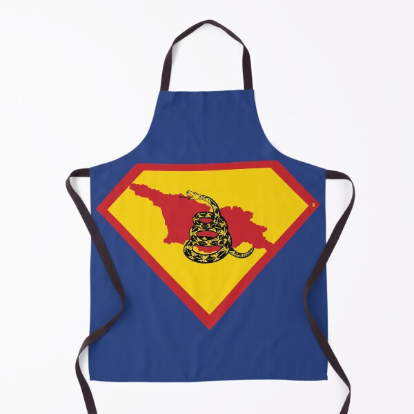Item preview, REPUBLIC OF GEORGIA - Freedom Is The Superpower - Gadsden Snake Flag - Dont Tread On Me SUPERHERO design designed and sold by pelagio.