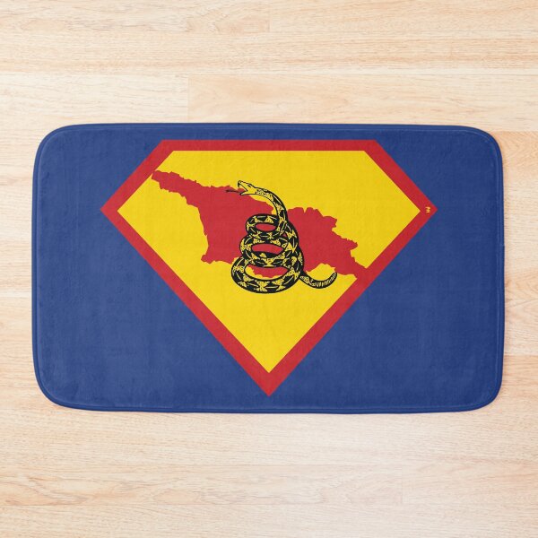 Item preview, REPUBLIC OF GEORGIA - Freedom Is The Superpower - Gadsden Snake Flag - Dont Tread On Me SUPERHERO design designed and sold by pelagio.