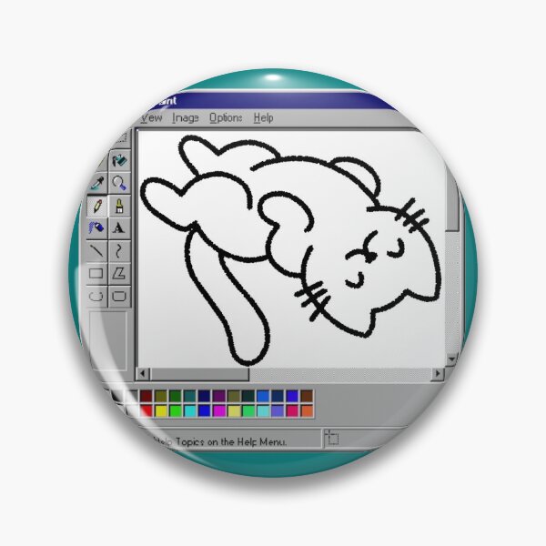 Item preview, Nostalgic Cat: A Pixelated Purr-fect Piece designed and sold by cherrytheory.