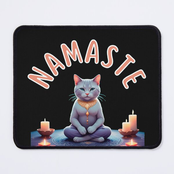 Item preview, Zen Cat Meditation Art – Calm and Spiritual Cat designed and sold by Intl-Day.
