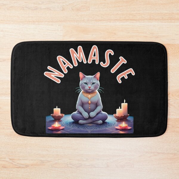 Item preview, Zen Cat Meditation Art – Calm and Spiritual Cat designed and sold by Intl-Day.