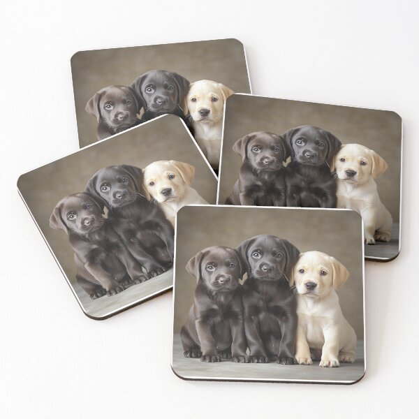 Aperçu de l'œuvre Chiots labrador retriever créée et vendue par Tytalic.