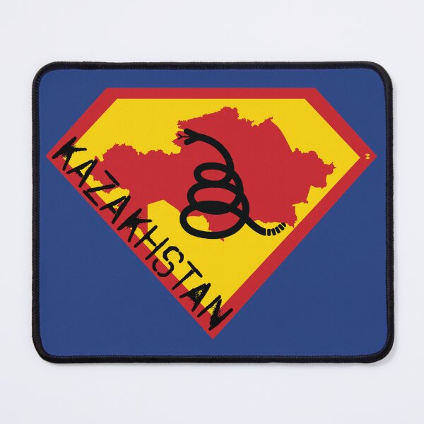 Item preview, KAZAKHSTAN Spell Out - Freedom Is The Superpower - Modern Gadsden Snake Flag - Dont Tread On Me SUPERHERO design designed and sold by pelagio.