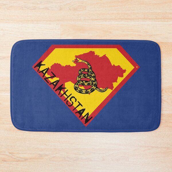 Item preview, KAZAKHSTAN Spell Out - Freedom Is The Superpower - Gadsden Snake Flag - Dont Tread On Me SUPERHERO design designed and sold by pelagio.