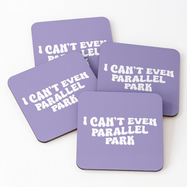 Item preview, I Can't Even Parallel Park (White Design | Purple BG) designed and sold by FilipeFerreira.
