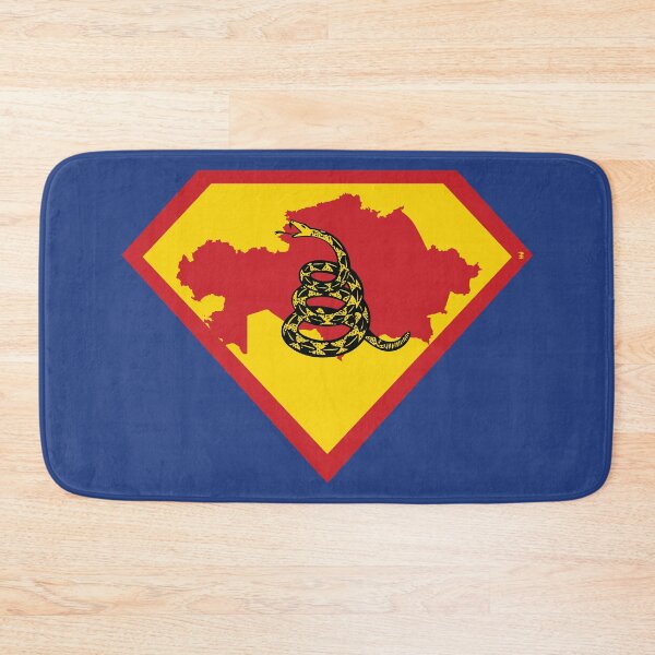 Item preview, KAZAKHSTAN - Freedom Is The Superpower -  Gadsden Snake Flag - Dont Tread On Me SUPERHERO design designed and sold by pelagio.