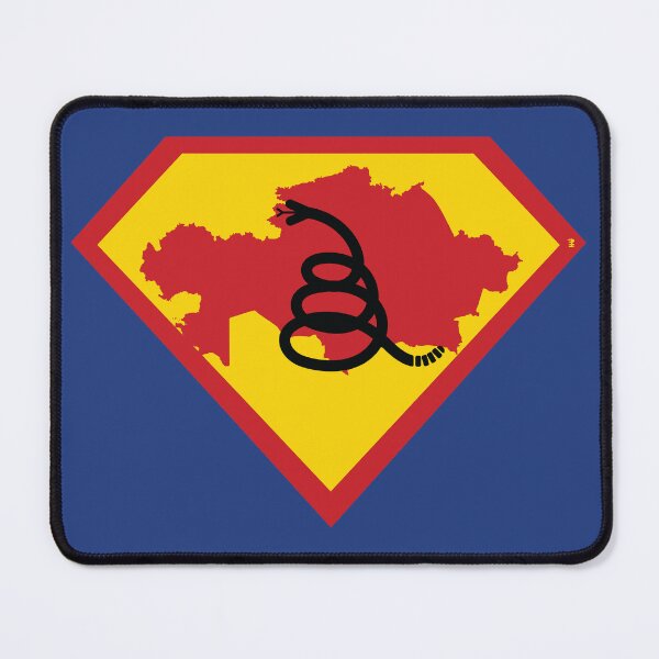 Item preview, KAZAKHSTAN - Freedom Is The Superpower - Modern Gadsden Snake Flag - Dont Tread On Me SUPERHERO design designed and sold by pelagio.