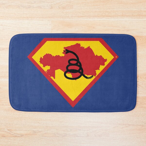 Item preview, KAZAKHSTAN - Freedom Is The Superpower - Modern Gadsden Snake Flag - Dont Tread On Me SUPERHERO design designed and sold by pelagio.