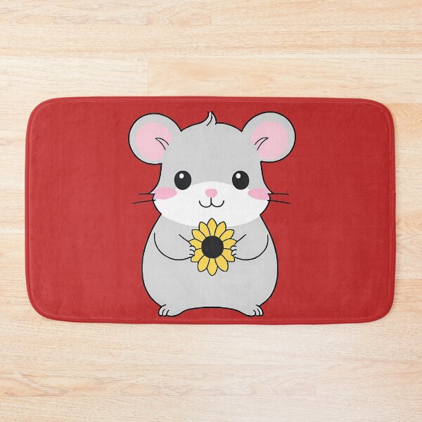 Item preview, Gray Mouse with Sunflower designed and sold by Crush-Vogue.