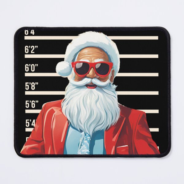 Item preview, Santa Mugshot Christmas - Cool & Classy Edition designed and sold by ImSlave4Cat.
