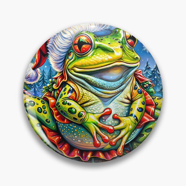 Item preview, Festive frog designed and sold by OvidiumArt.