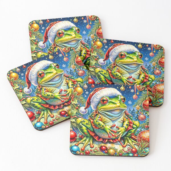 Item preview, Festive frog designed and sold by OvidiumArt.