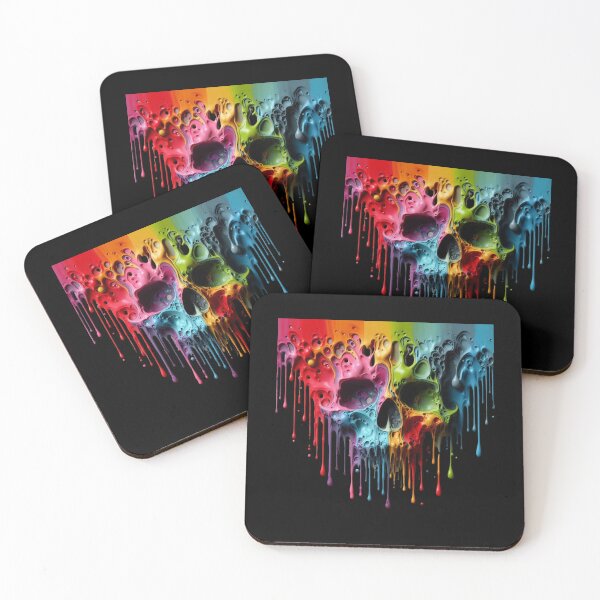 Item preview, Death Drips 2 Paint Pour designed and sold by CritHitShop.