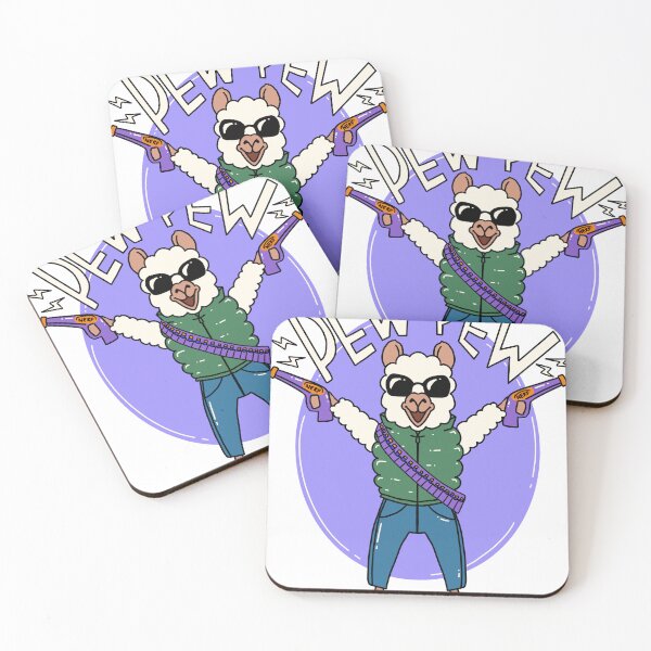 Item preview, Pew pew llama  designed and sold by 3blondegirls.