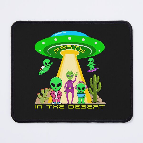 Item preview, Funny Aliens Party In The Desert designed and sold by AlienOccupation.
