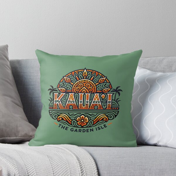 Item preview, KAUA'I - THE GARDEN ISLE - Tribal Art Pattern - Hawaii designed and sold by Darling DeDe.
