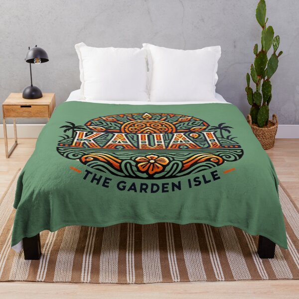 Item preview, KAUA'I - THE GARDEN ISLE - Tribal Art Pattern - Hawaii designed and sold by Darling DeDe.