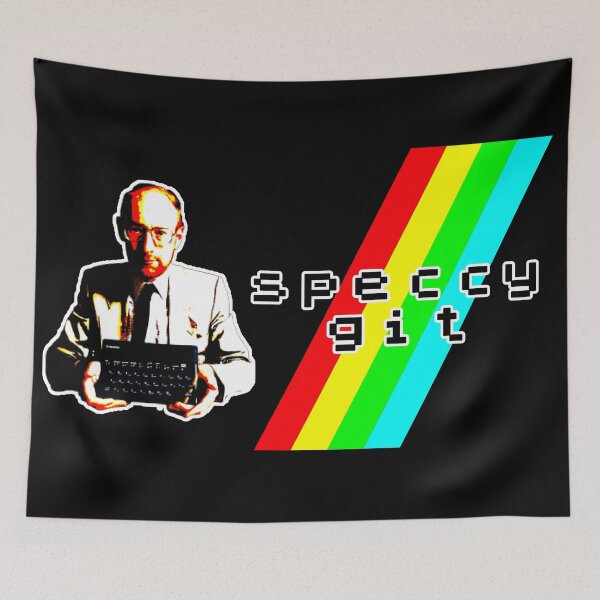 Item preview, ZX Spectrum Sir Clive Sinclair Mug designed and sold by njmclean.