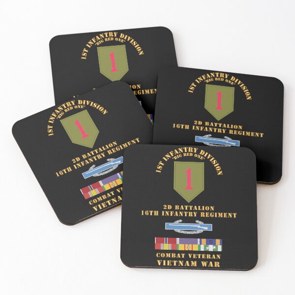 Item preview, 1st Infantry Division - 2nd Battalion, 16th Infantry, CIB, Bs, Ph, Am, Vn Svc Bar - Vietnam War X 300 designed and sold by Military Insignia Products.