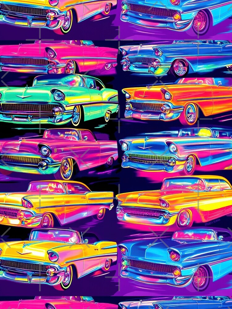 Thumbnail 5 of 5, A-Line Dress, Driving In Color designed and sold by StoreWCoolStuff.
