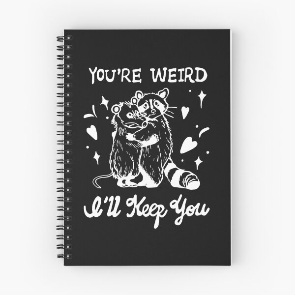 Item preview, Funny Introvert Raccoon Tanuki Platonic Friendship You're Weird I'll Keep You INFJ Quotes designed and sold by FociCreate.