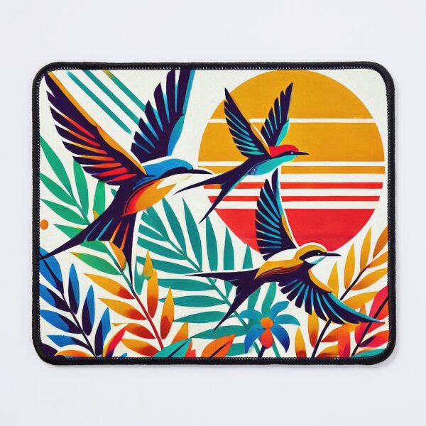 Item preview, Abstract Art Flying Birds Silhouette  designed and sold by ZulryLifestyles.