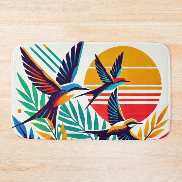 Item preview, Abstract Art Flying Birds Silhouette  designed and sold by ZulryLifestyles.
