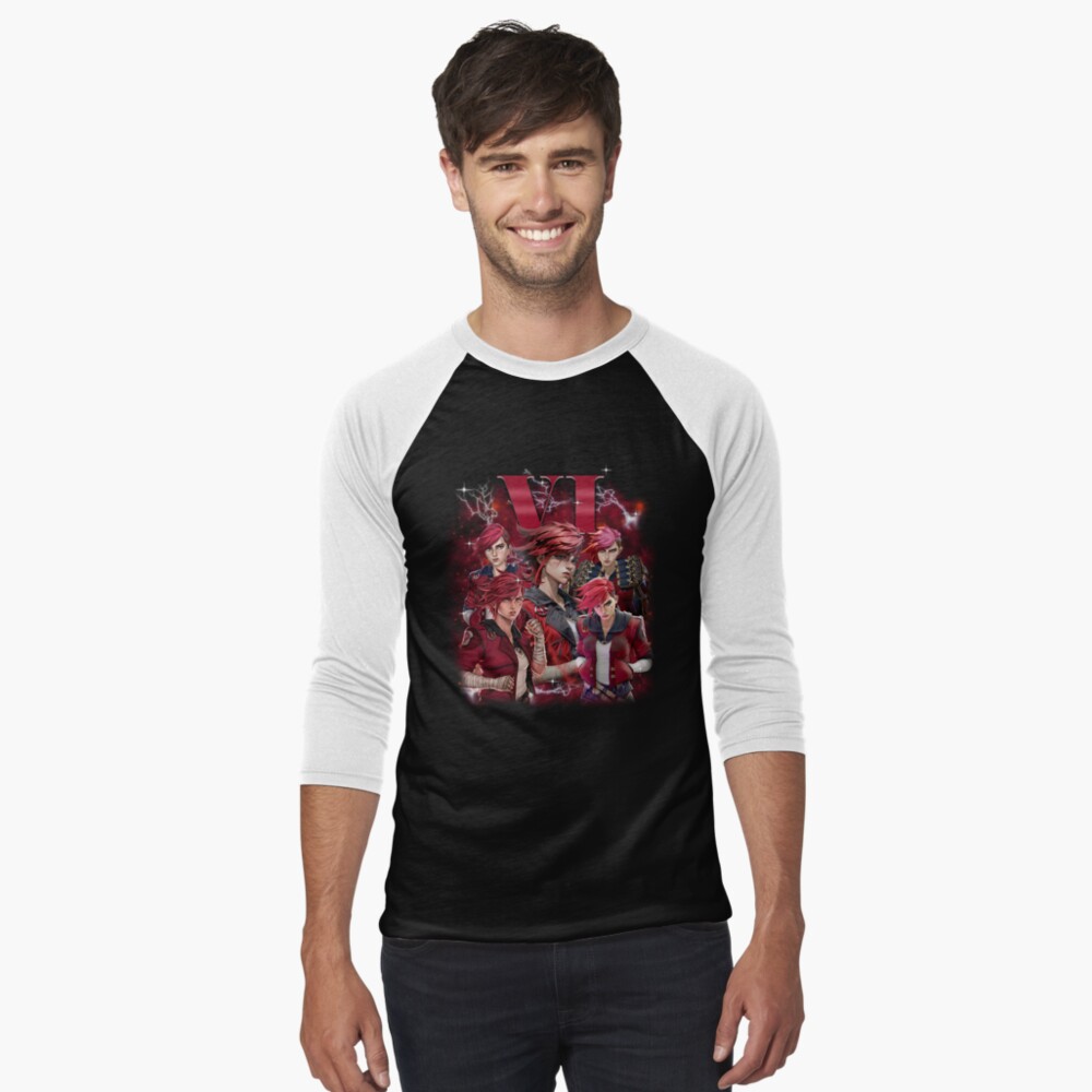 Vista previa del artículo con la obra «Camiseta ¾ estilo béisbol», diseñado y vendido por JessicaMaxwell.