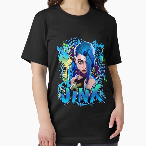 Vista previa del artículo con la obra «Personaje de la película Arcane Jinx», diseñado y vendido por JessicaMaxwell.