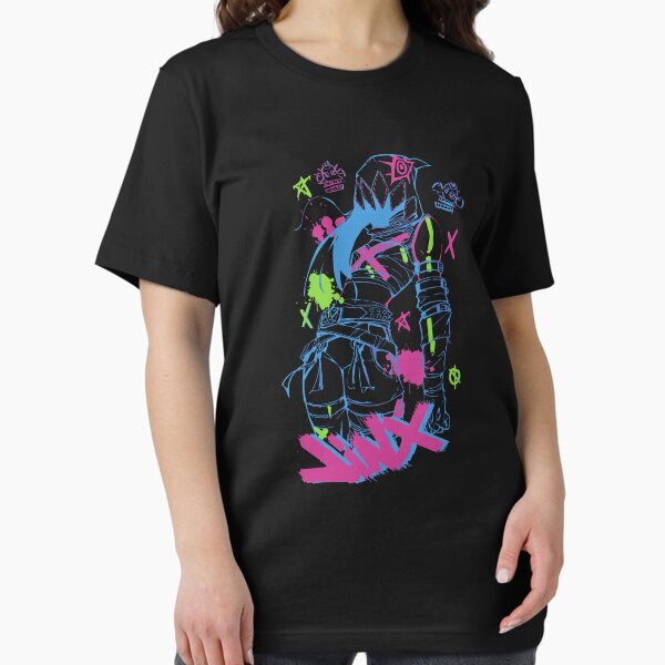 Vista previa del artículo con la obra «Gráfico del polvo arcano Jinx», diseñado y vendido por HaloHop.