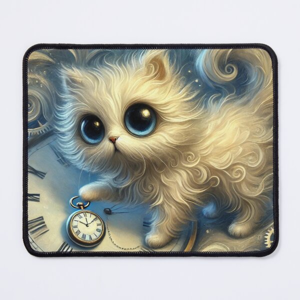 Item preview, Pretty timekeeper, Persian kitten  designed and sold by retrosquid.