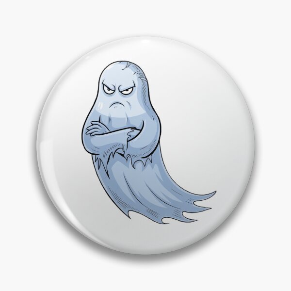 Item preview, A scowl ghost boo designed and sold by teemix.