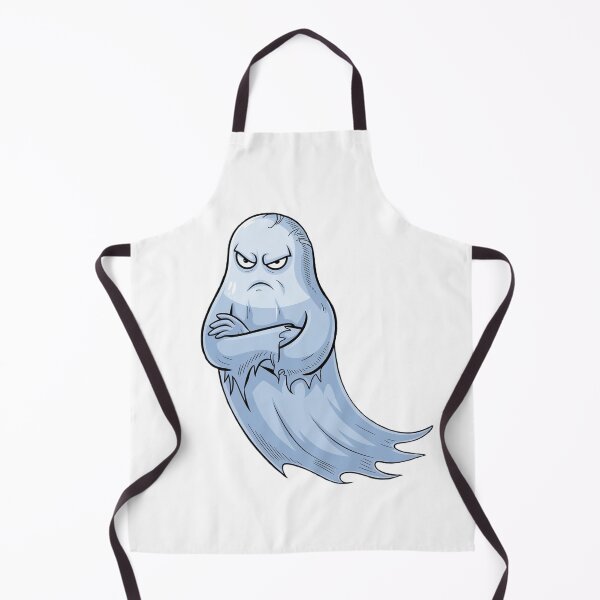 Item preview, A scowl ghost boo designed and sold by teemix.