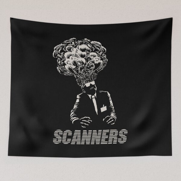 Item preview, Cronenberg Scanners horror movie inspiration designed and sold by LapinMagnetik.