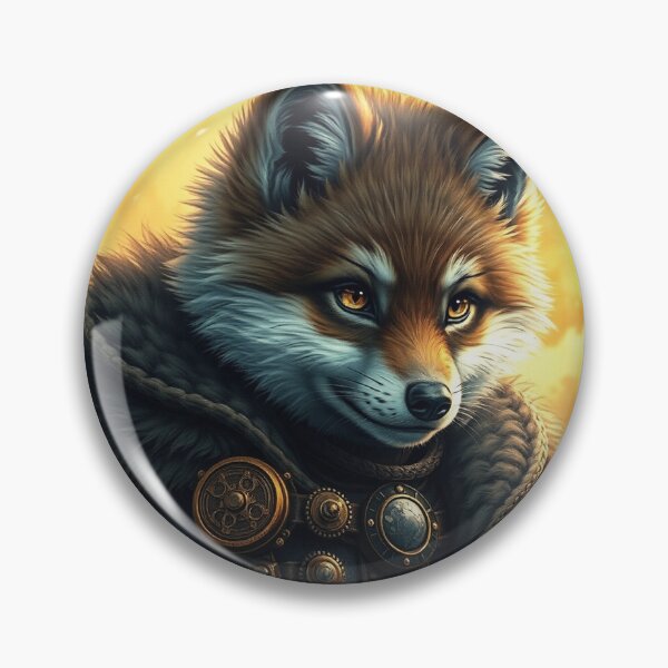 Item preview, Steampunk Fox designed and sold by Skye Ryan-Evans.