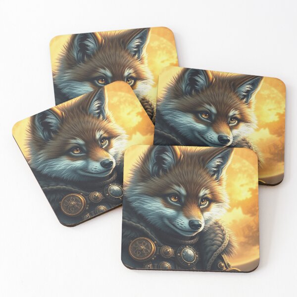 Item preview, Steampunk Fox designed and sold by Skye Ryan-Evans.
