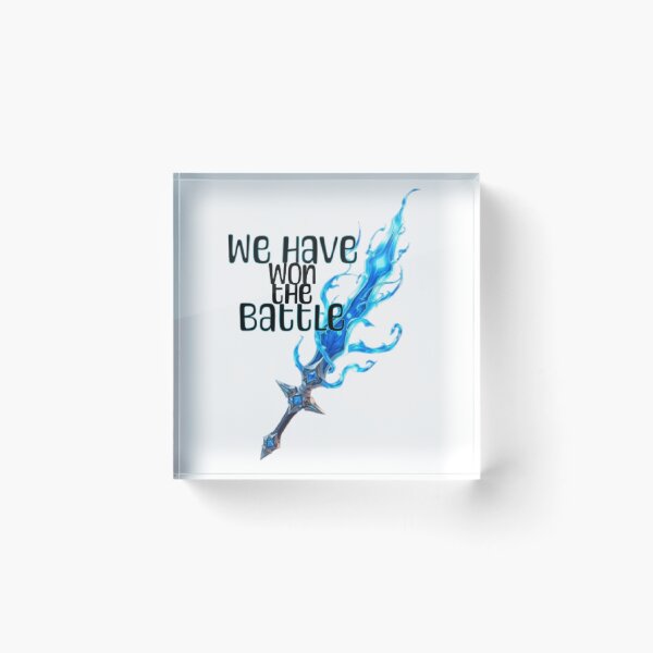 Item preview, We Have Won the Battle With A Spiritual Sword designed and sold by DivineHaven.