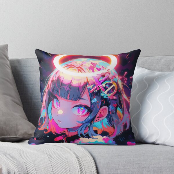 Item preview, Future Retro Halo Anime Girl designed and sold by bubblegoth.