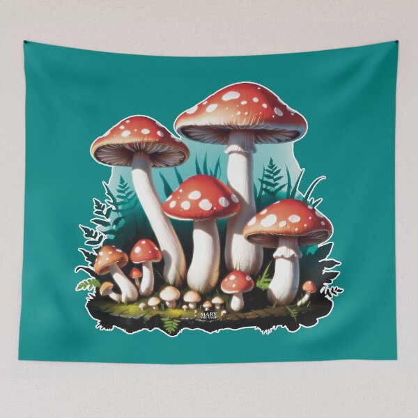 Item preview, Vintage Mushrooms designed and sold by Mary The Vamp.