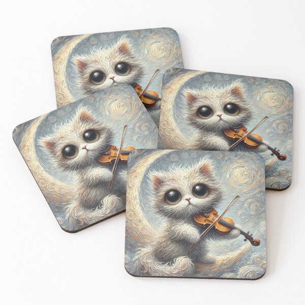 Item preview, Purrrfect Violin Melody designed and sold by retrosquid.