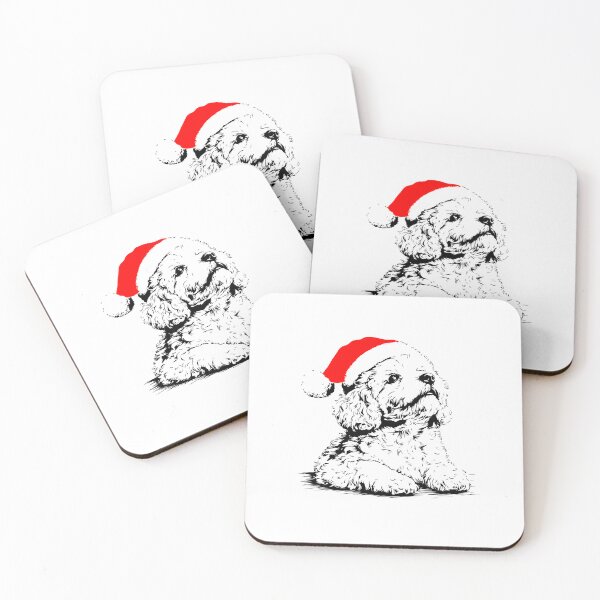 Item preview, Christmas Miniature Poodle designed and sold by JollyCritters.